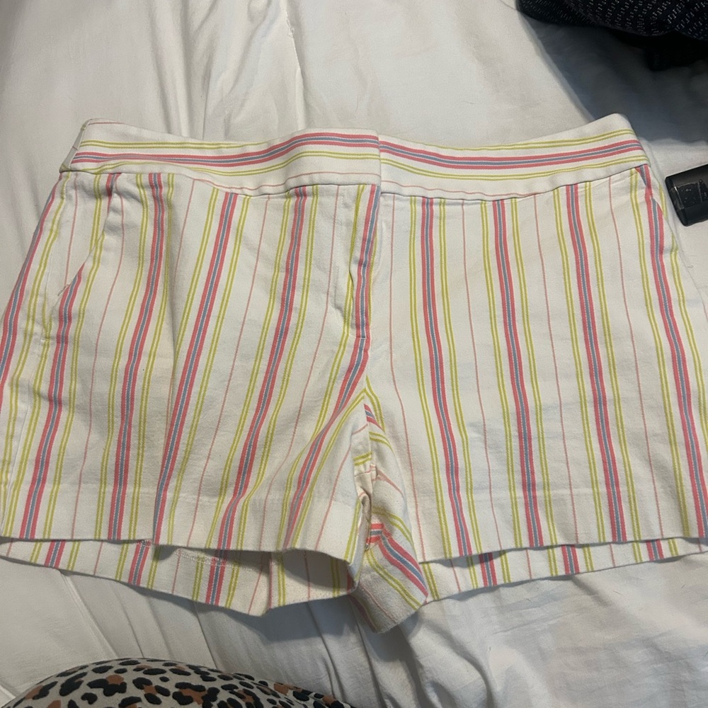 Striped loft shorts